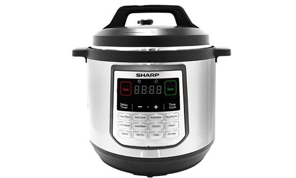 how to use sharp pressure cooker