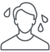 Adhering Sweat Odor