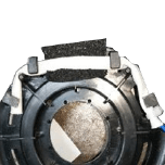 Abnormal temperature protection (thermal fuse) for DC fan motor